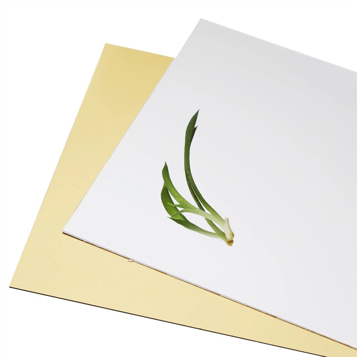 Silver Mirror ABS Double Color Sheet